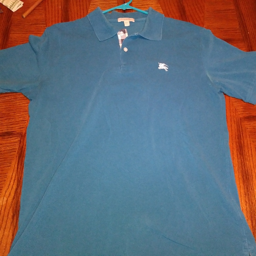 Burberry Brit Mens Large Short Sleeve Polo